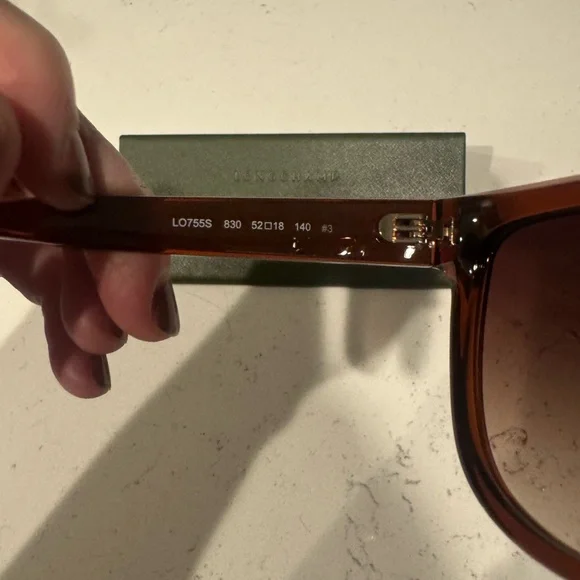 Longchamp Brown Sunglasses Model LO755S New with Case - Picture 4 of 8